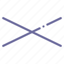 arrow, compressed, cross, sign