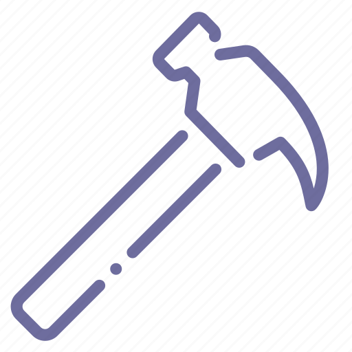 Hammer, nail, puller, tool icon - Download on Iconfinder