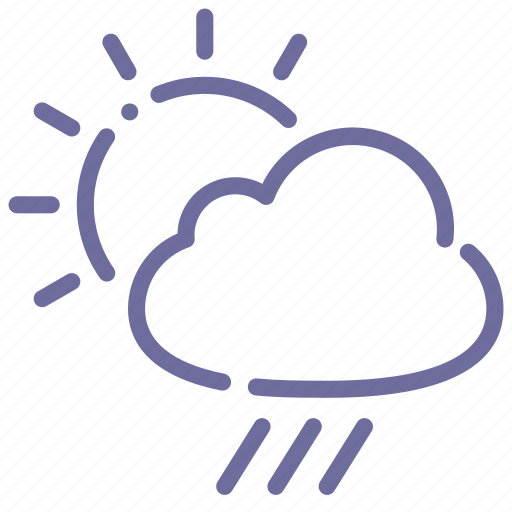 Clouds, rain, rainy, sun icon - Download on Iconfinder