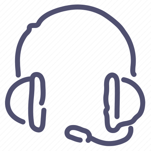 Audio, headphones, headset, music, support icon - Download on Iconfinder
