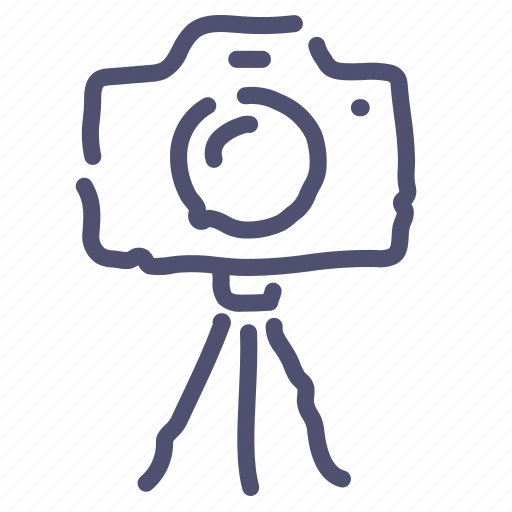 Camera, digital, dslr, photo, stand, tripod icon - Download on Iconfinder