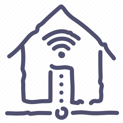 Connection, home, house, internet, wifi, wireless icon - Download on Iconfinder