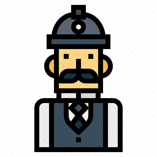 Police, security, guard, professions, man, people icon - Download on Iconfinder