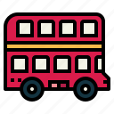 bus, double, decker, public, transport, transportation, vehicle