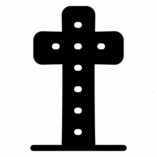 Chisrtian graveyard, gravestone, tombstone, christin cross, christian sign icon - Download on Iconfinder