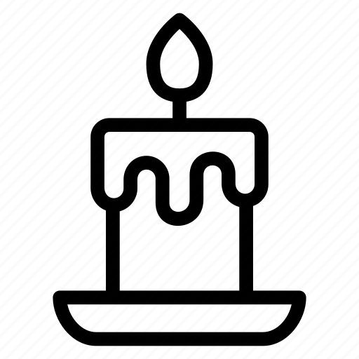 Candle, candlelight, burning candle, paraffin, candle flame icon - Download on Iconfinder
