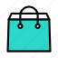bag, shopping, buying, gift, cart 