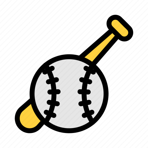Baseball, bat, sport, game, uk icon - Download on Iconfinder