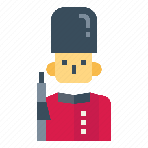 Royal, guard, police, officer, professions, man, people icon - Download on Iconfinder