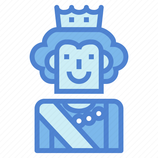 Queen, england, woman, royalty, people icon - Download on Iconfinder