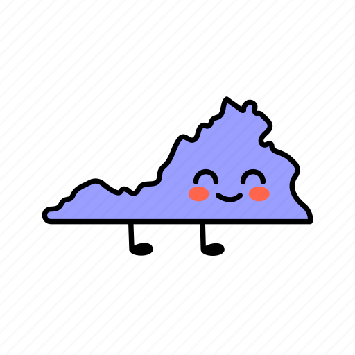 Virginia, us, state, border icon - Download on Iconfinder