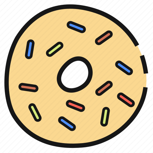 America, donut, food, sprinkles, sweet, united states, usa icon - Download on Iconfinder