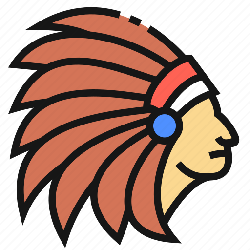 America, indian, native, native american, roach, united states icon - Download on Iconfinder