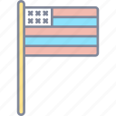 flag, usa, country, national