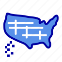 map, states, united, usa