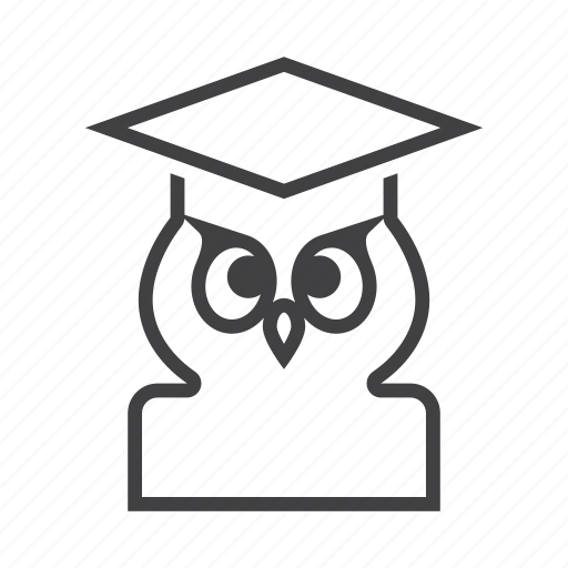 Bird, cap, graduation, hat, owl icon - Download on Iconfinder