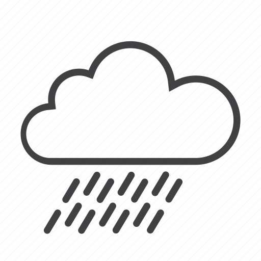Cloud, forecast, rain, shower icon - Download on Iconfinder