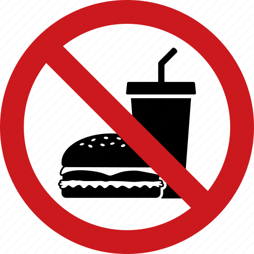 Ban, banned, drinks, food, no, outside, sign icon - Download on Iconfinder