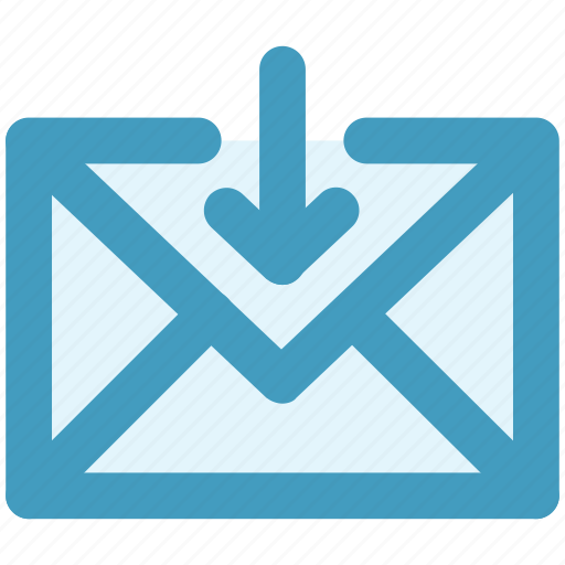 Arrow, down, email, envelope, letter, mail, message icon - Download on Iconfinder
