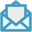 email, envelope, letter, mail, message, open envelope