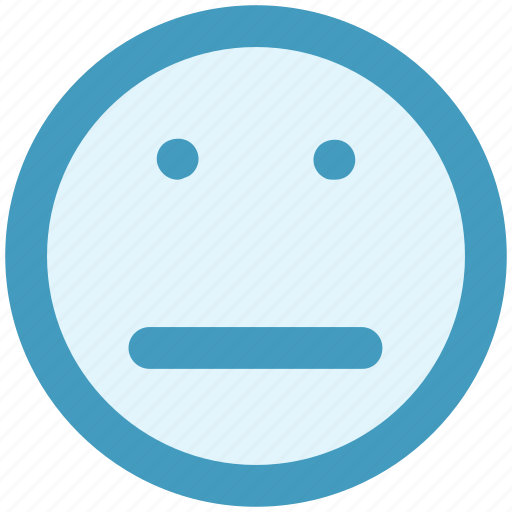 Emoji, face, femotion, neutral, smiley face icon - Download on Iconfinder