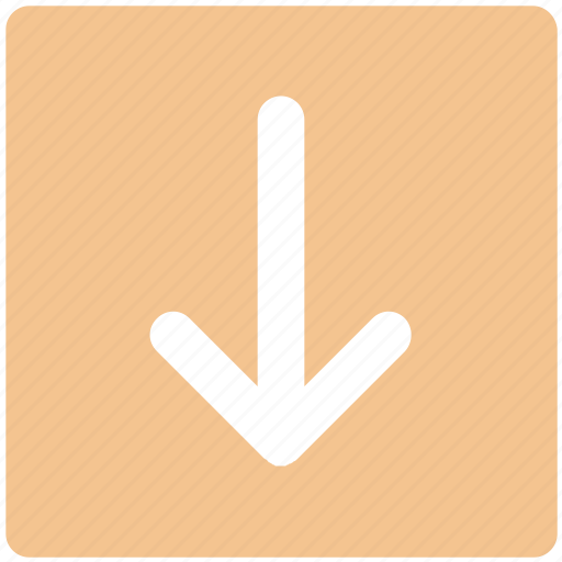 Arrow, box, down, forward, material icon - Download on Iconfinder