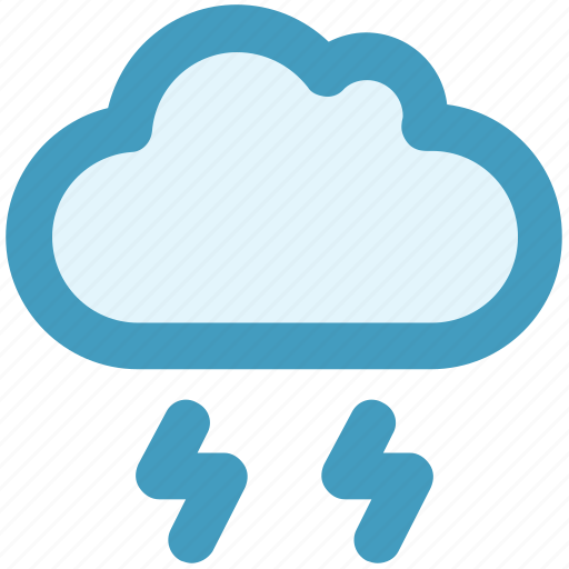 Cloud, cloud storm, storm, thunderstorm, weather icon - Download on Iconfinder