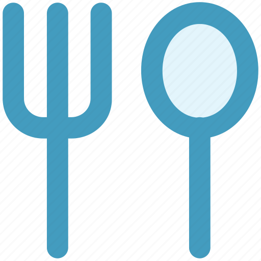 Food, fork, fork spoon, lunch, restaurant, spoon icon - Download on Iconfinder