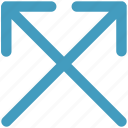 arrows, direction, left and right arrows, path