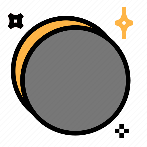 Eclipse, moon, space, sun icon - Download on Iconfinder