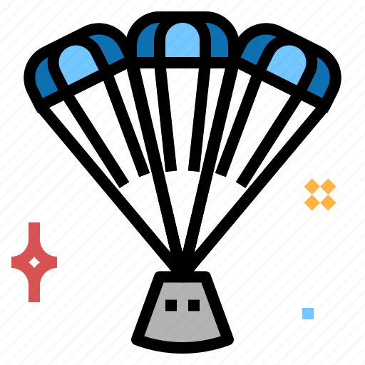 Landing, parashoot, rocket, ship, spaceship, startup icon - Download on Iconfinder