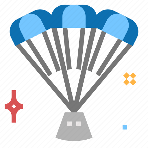Landing, parashoot, rocket icon - Download on Iconfinder
