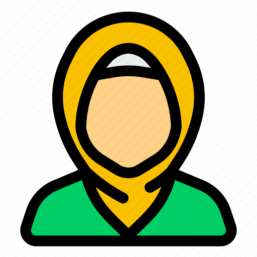 Student, moslem, female, avatar, girl icon - Download on Iconfinder