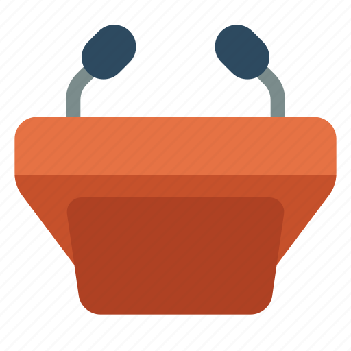 Podium, conference, speech icon - Download on Iconfinder