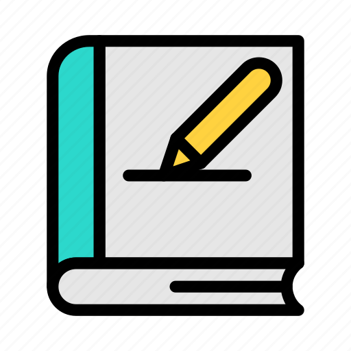 Book, edit, notes, education, study icon - Download on Iconfinder
