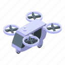 business, car, cartoon, drone, isometric, taxi, unmanned