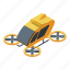 business, car, drone, isometric, service, taxi, technology 
