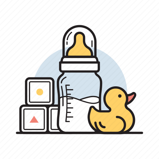 Baby, bottle, child, drink, duck, milk, rubber icon - Download on Iconfinder