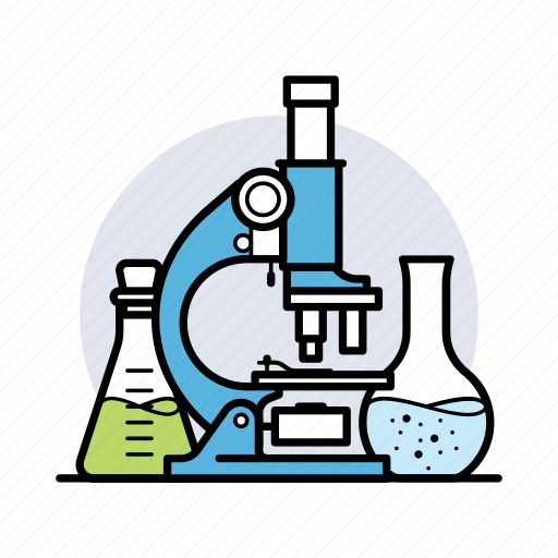 Biology, chemistry, flask, lab, microscope, research, science icon - Download on Iconfinder