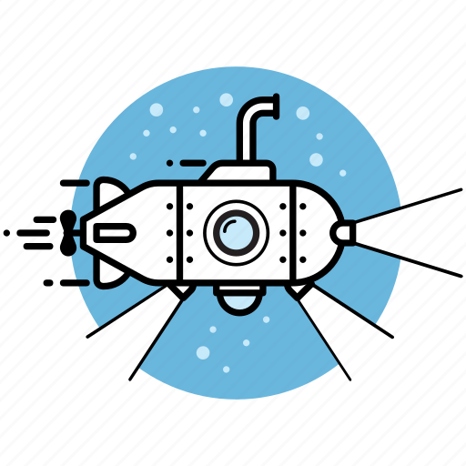 Bathyscaphe, nautical, ocean, periscope, research, submarine, underwater icon - Download on Iconfinder