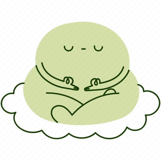 Meditation, meditating, calm, relaxation, peaceful, tranquil, ease icon - Download on Iconfinder