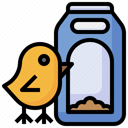 Bird, feeder, milk, carton, recycling, animals icon - Download on Iconfinder