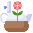 teapot, plant, pot, farming, gardening
