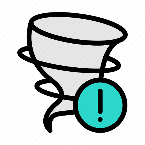 Tornado, disaster, warning, alert, destruction icon - Download on Iconfinder