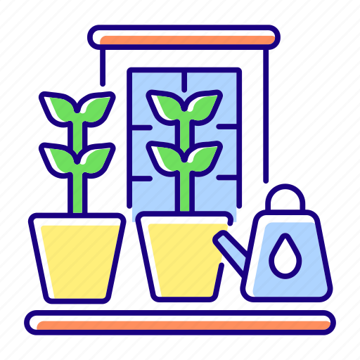 Urban farming, balcony, garden, l gardening icon - Download on Iconfinder