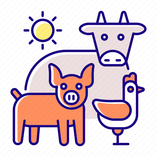 Farm livestock, animal, cattle, poultry icon - Download on Iconfinder