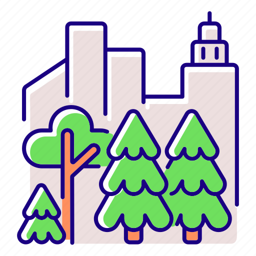 City park, urban, downtown, recreation icon - Download on Iconfinder