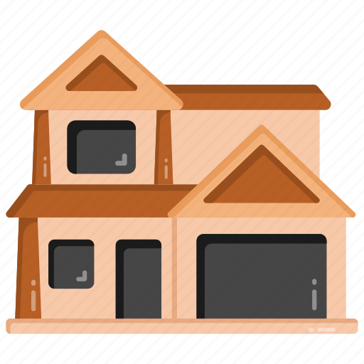 Lodge, bungalow, mansion, chalet, house icon - Download on Iconfinder
