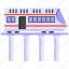 train, railway bridge, metro train, electric transport, transport 