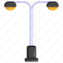 street lamps, streetlights, light poles, lamp posts, light posts 